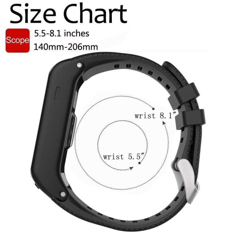 Silicone Sport Watch Band for Garmin Vivoactive HR(Grey)