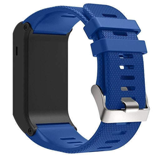 Silicone Sport Watch Band for Garmin Vivoactive HR(Blue)