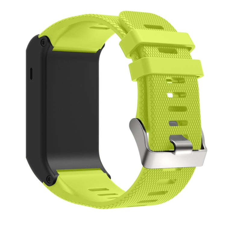 Silicone Sport Watch Band for Garmin Vivoactive HR(Cyan)