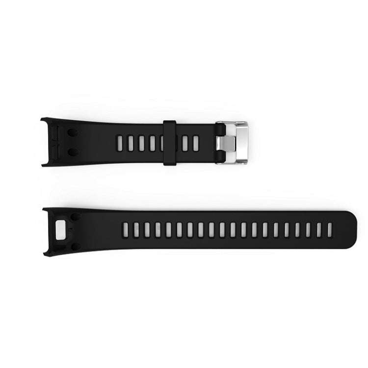 Silicone Sport Watch Band for Garmin Vivosmart HR(Black)