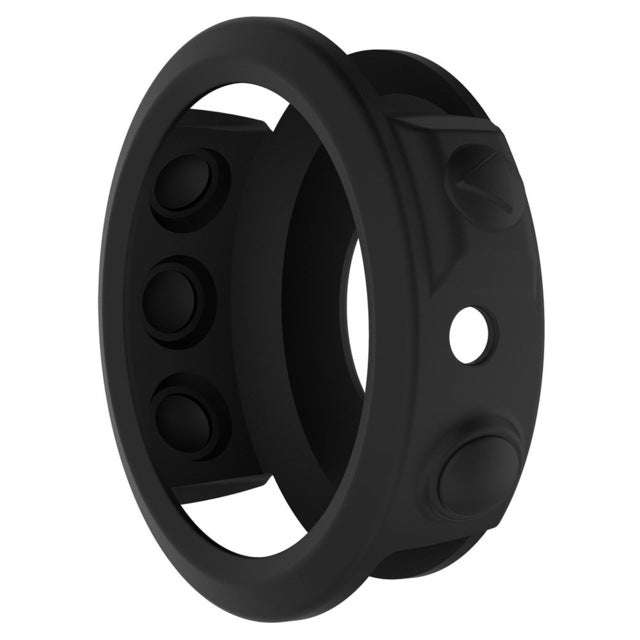 Solid Color Silicone Watch Protective Case for Garmin Fenix 5(Black)