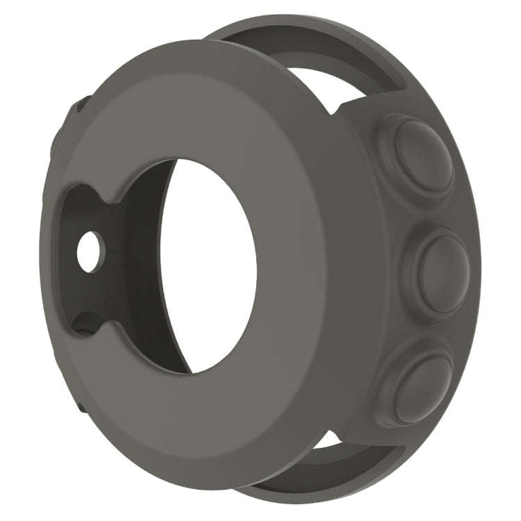 Solid Color Silicone Watch Protective Case for Garmin Fenix 5(Grey)