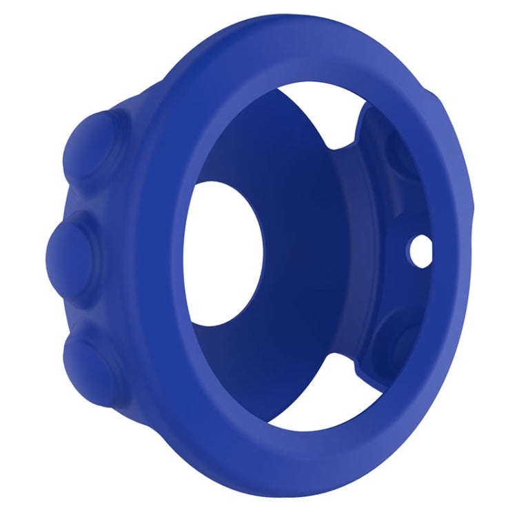 Solid Color Silicone Watch Protective Case for Garmin Fenix 5(Blue)