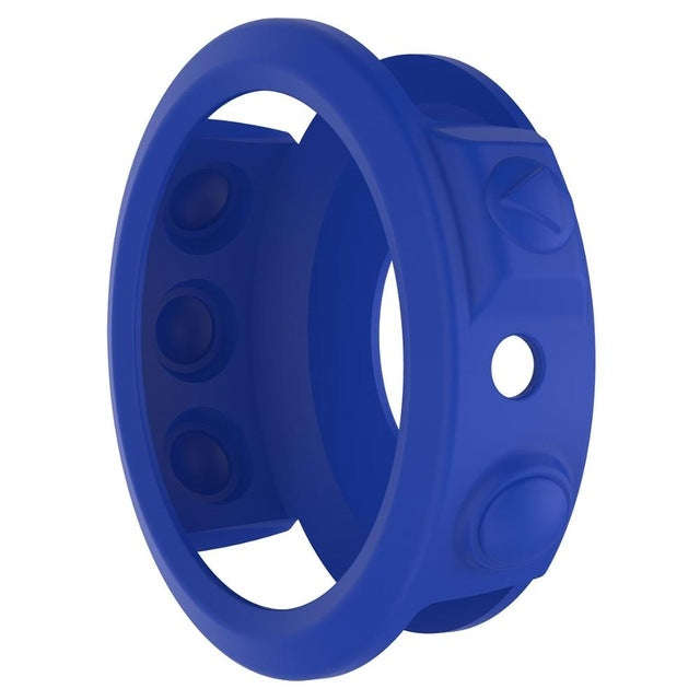 Solid Color Silicone Watch Protective Case for Garmin Fenix 5(Blue)