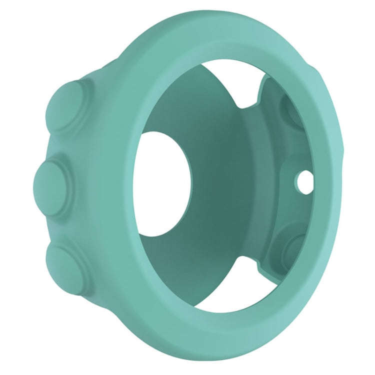 Solid Color Silicone Watch Protective Case for Garmin Fenix 5(Mint Green)