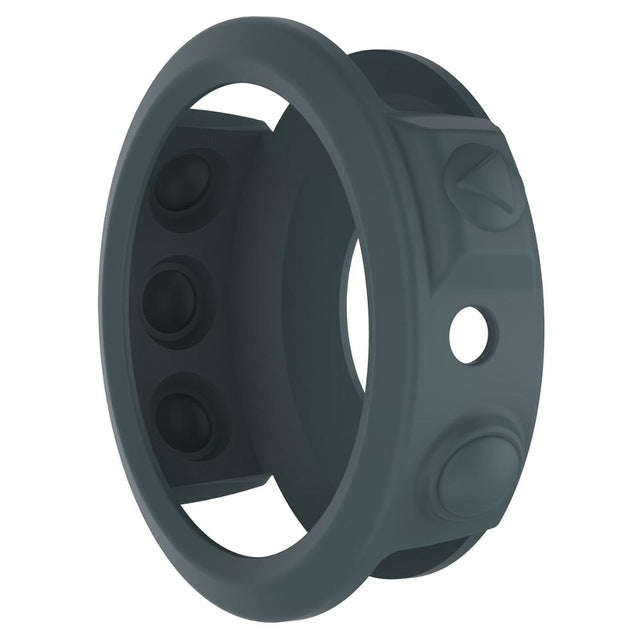 Solid Color Silicone Watch Protective Case for Garmin Fenix 5(Navy Blue)