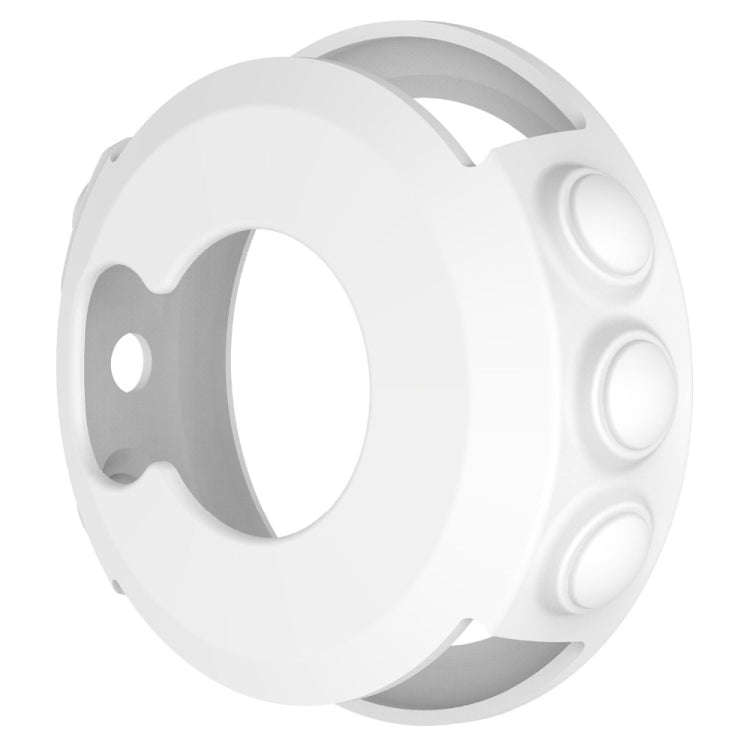 Solid Color Silicone Watch Protective Case for Garmin Fenix 5(White)
