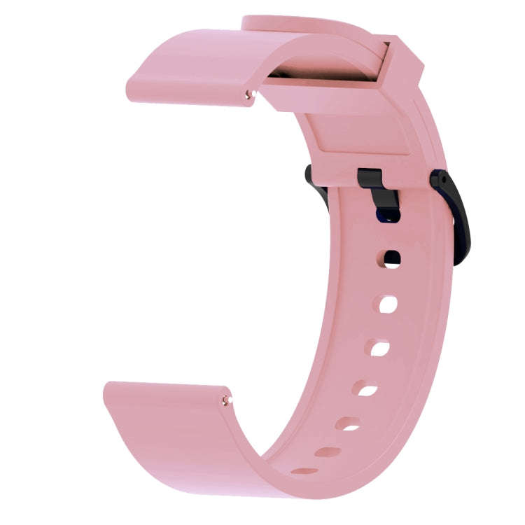 Silicone Glossy Sport Watch Band for Huami Amazfit Bip Lite Version 20mm(Pink)
