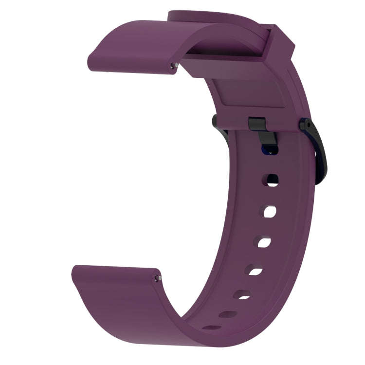 Silicone Glossy Sport Watch Band for Huami Amazfit Bip Lite Version 20mm(Purple)