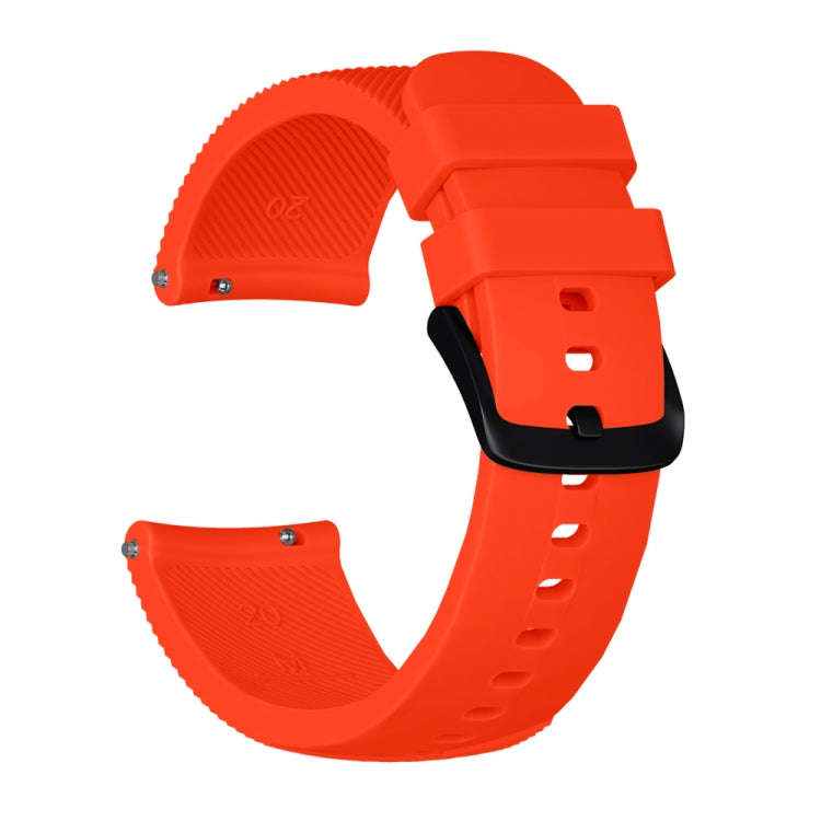 Crazy Horse Texture Silicone Watch Band for Huami Amazfit Bip Lite Version 20mm(Coral)
