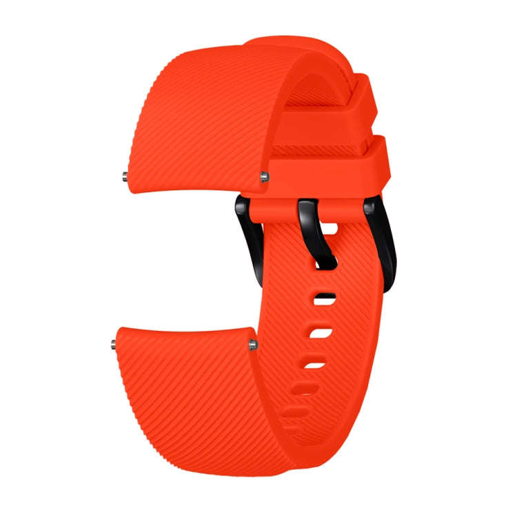 Crazy Horse Texture Silicone Watch Band for Huami Amazfit Bip Lite Version 20mm(Coral)
