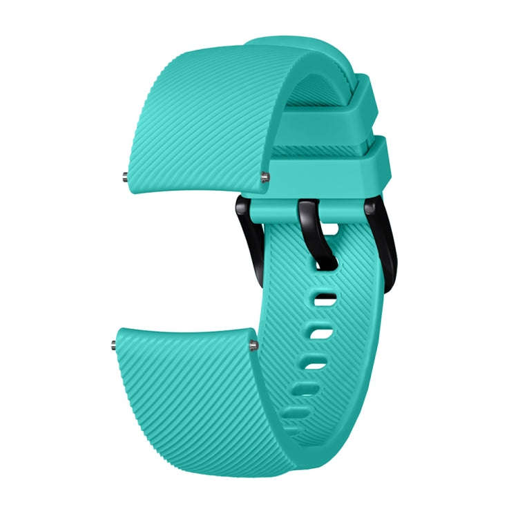 Crazy Horse Texture Silicone Watch Band for Huami Amazfit Bip Lite Version 20mm(Mint Green)