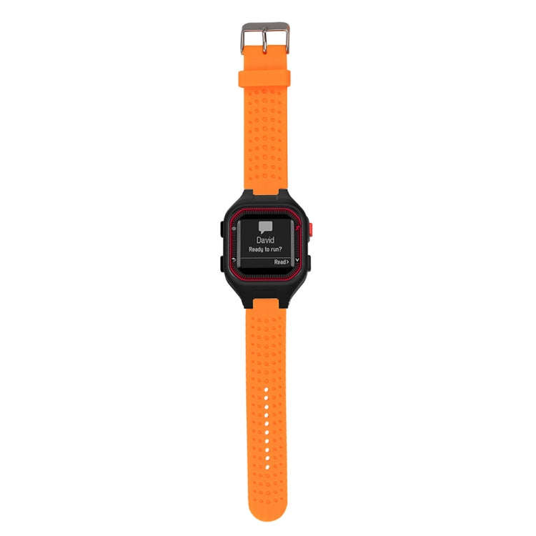 Male Adjustable Watch Band for Garmin Forerunner 25(Orange)