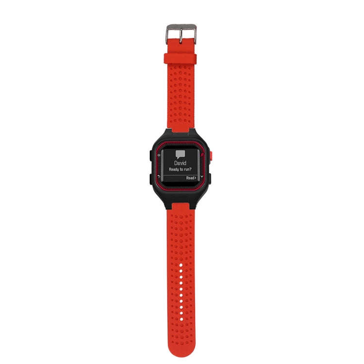 Male Adjustable Watch Band for Garmin Forerunner 25(Red)