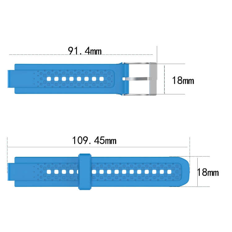 Female Adjustable Watch Band for Garmin Forerunner 25(Rose Red)