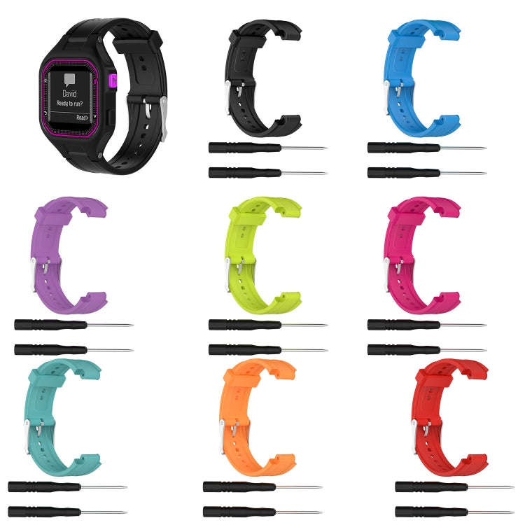 Female Adjustable Watch Band for Garmin Forerunner 25(Rose Red)