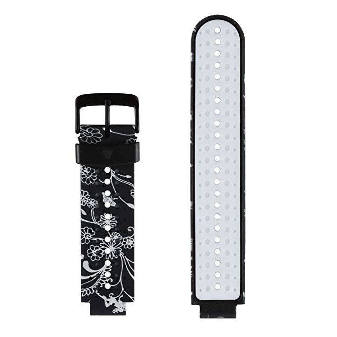 Silicone Sport Watch Band for Garmin Forerunner 235(Black)
