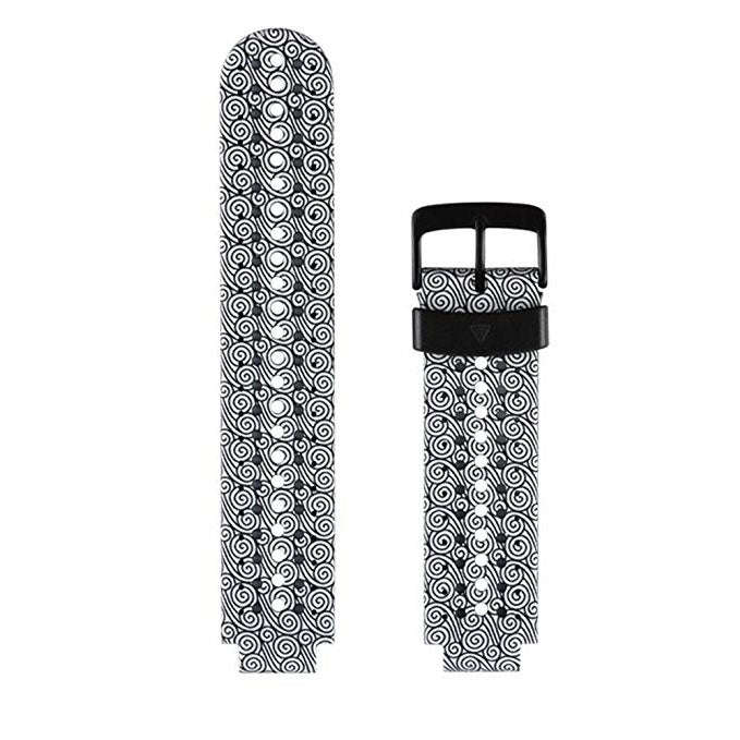 Silicone Sport Watch Band for Garmin Forerunner 235(Grey White)