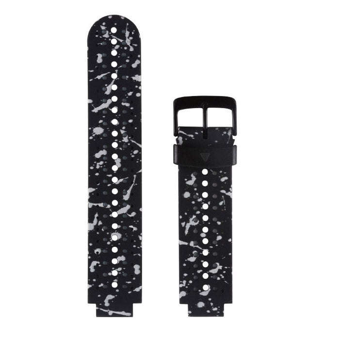 Silicone Sport Watch Band for Garmin Forerunner 235(Midnight Black)