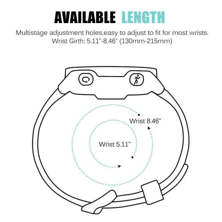 Silicone Sport Watch Band for Garmin Forerunner 235(Sky Blue)