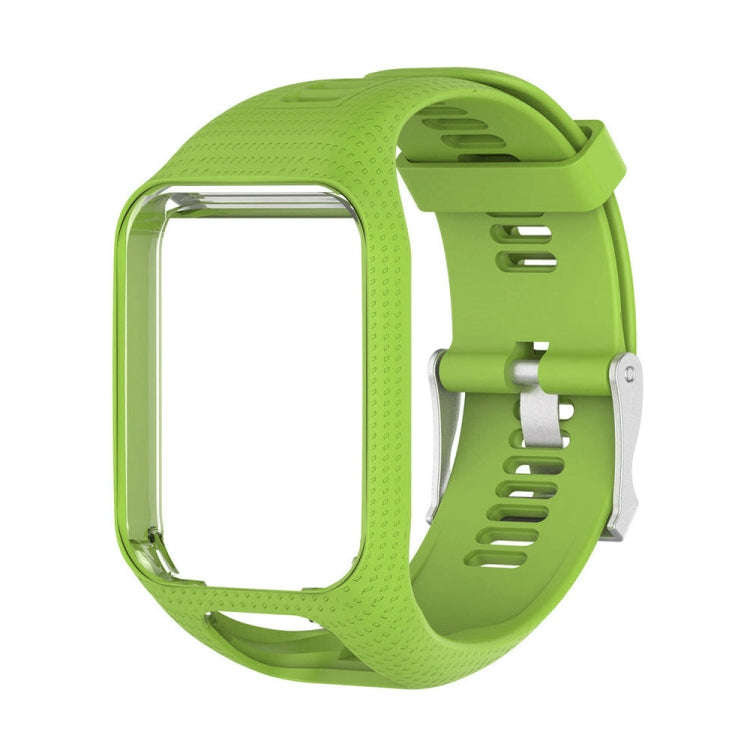 Silicone Sport Watch Band for Tomtom Runner 2/3 Series (Green)
