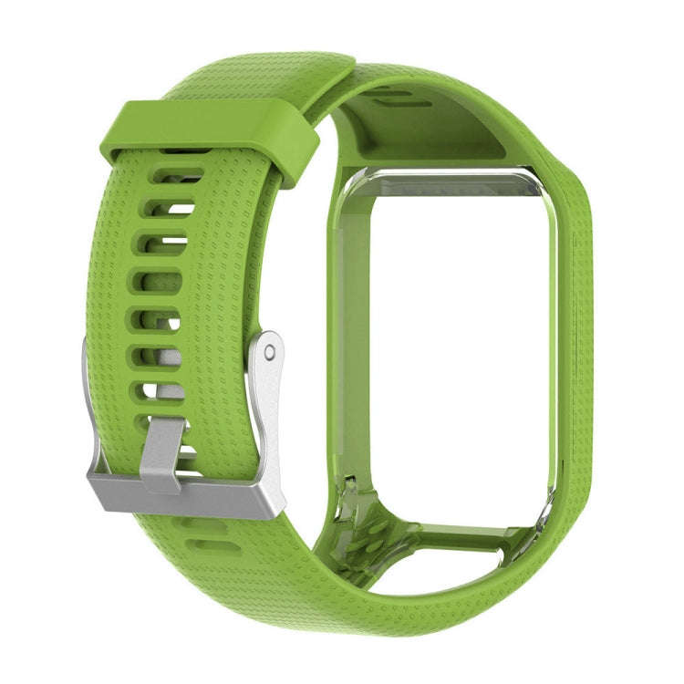 Silicone Sport Watch Band for Tomtom Runner 2/3 Series (Green)