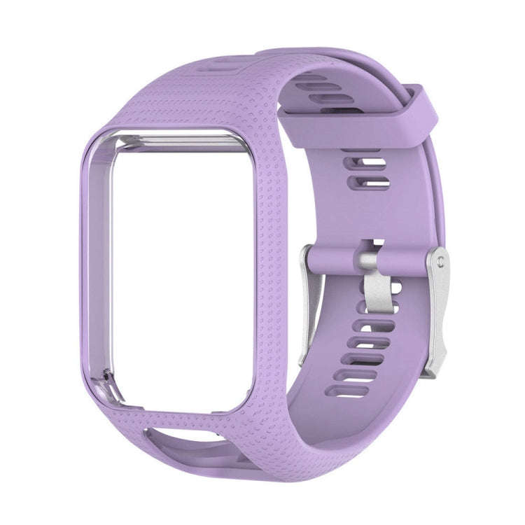 Silicone Sport Watch Band for Tomtom Runner 2/3 Series (Purple)