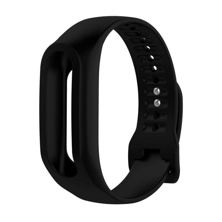 Silicone Sport Watch Band for TomTom Touch(Black)