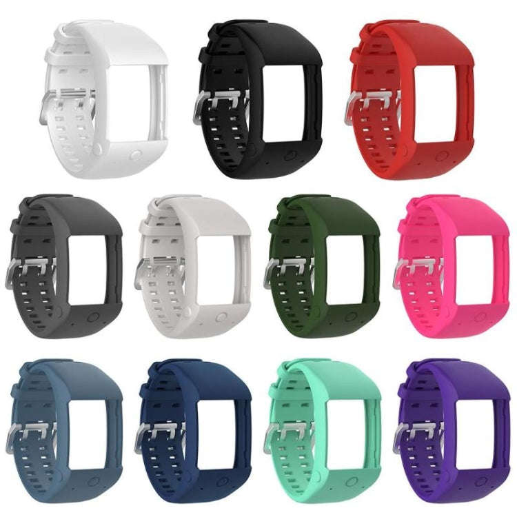 Silicone Sport Watch Band for POLAR M600(Black)