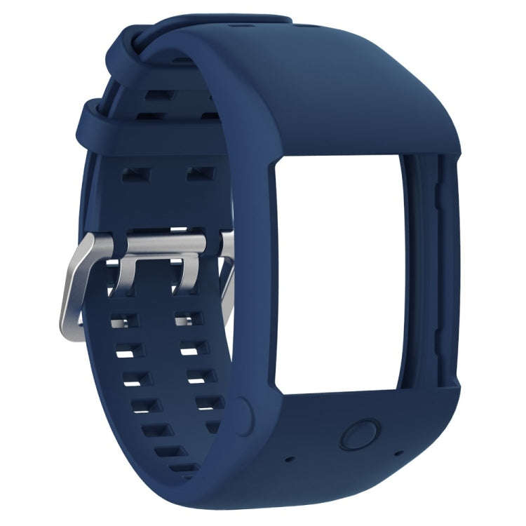 Silicone Sport Watch Band for POLAR M600(Dark Blue)