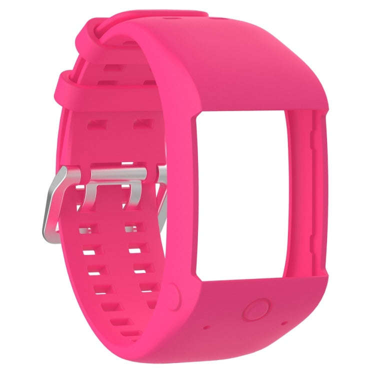 Silicone Sport Watch Band for POLAR M600(Rose Red)
