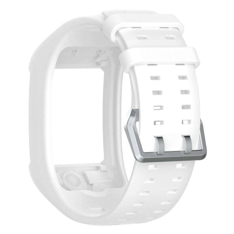 Silicone Sport Watch Band for POLAR M600(White)