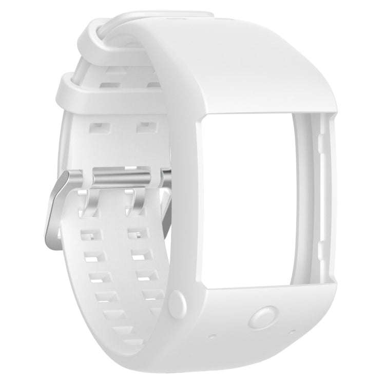 Silicone Sport Watch Band for POLAR M600(White)