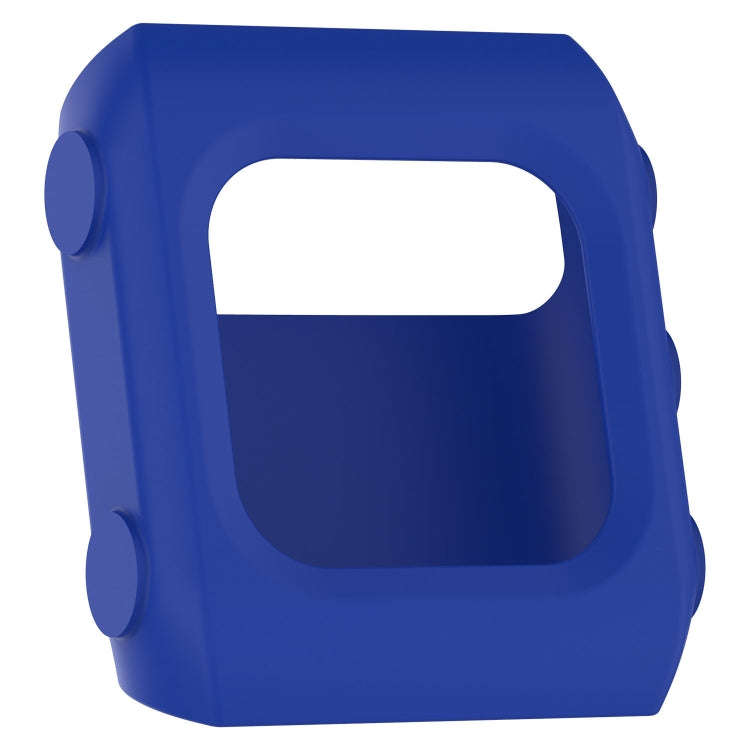 Solid Color Silicone Watch Protective Case for POLAR V800(Blue)
