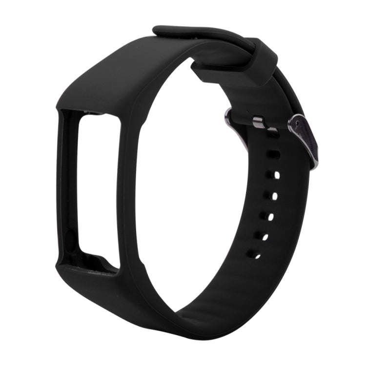 Silicone Sport Watch Band for POLAR A360 / A370(Black)