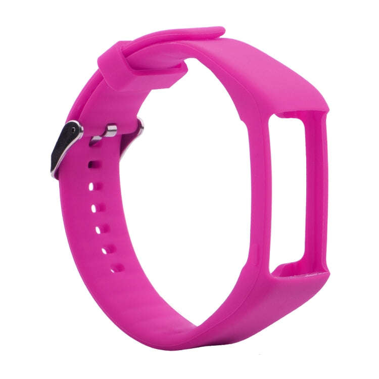 Silicone Sport Watch Band for POLAR A360 / A370(Rose Red)