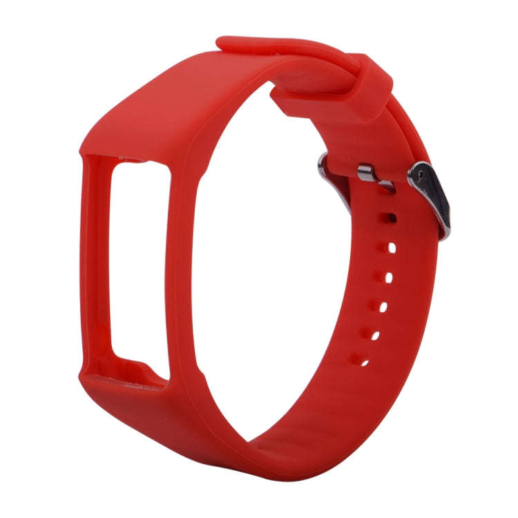 Silicone Sport Watch Band for POLAR A360 / A370(Red)