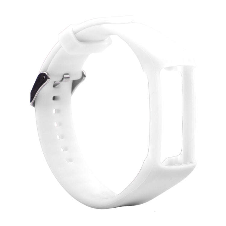 Silicone Sport Watch Band for POLAR A360 / A370(White)