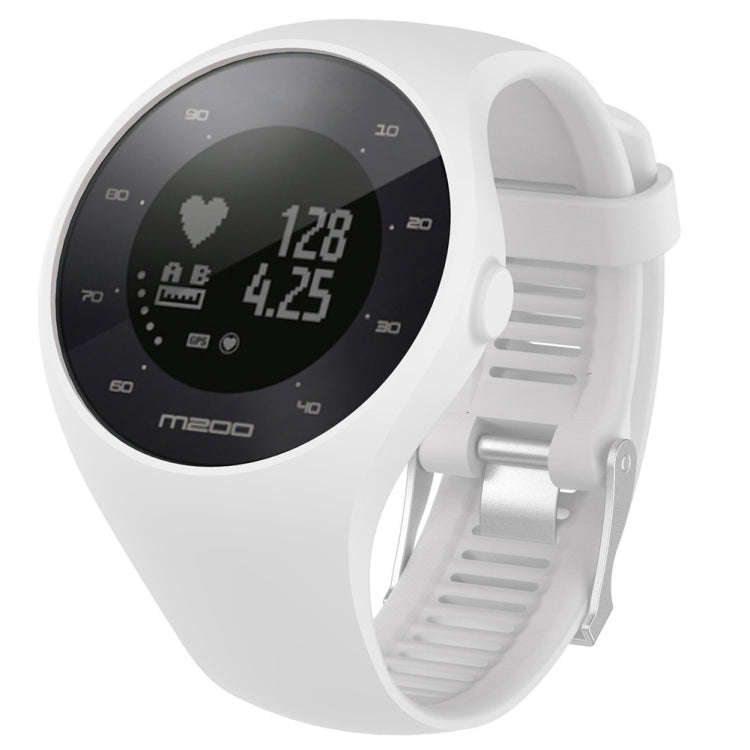Silicone Sport Watch Band for POLAR M200(White)