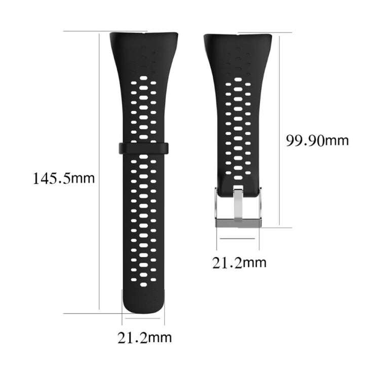 Silicone Sport Watch Band for POLAR M400 / M430(Red)