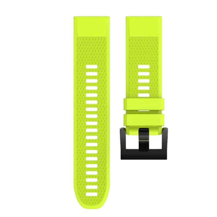 Quick Removable Silicone Watch Band for Fenix 5 22mm(Green)