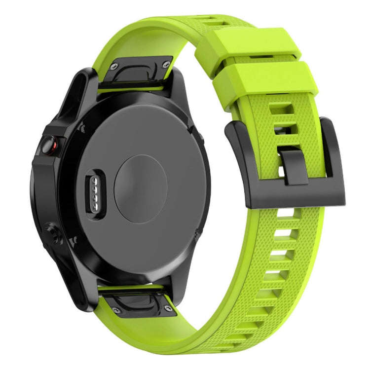 Quick Removable Silicone Watch Band for Fenix 5 22mm(Green)
