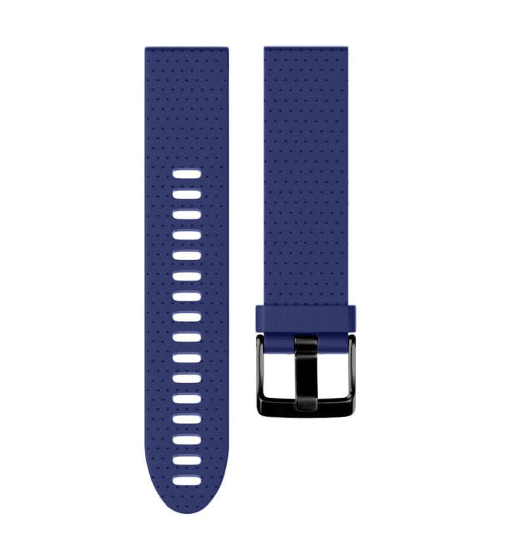 Quick Removable Silicone Watch Band for Fenix 5S 20mm(Dark Blue)