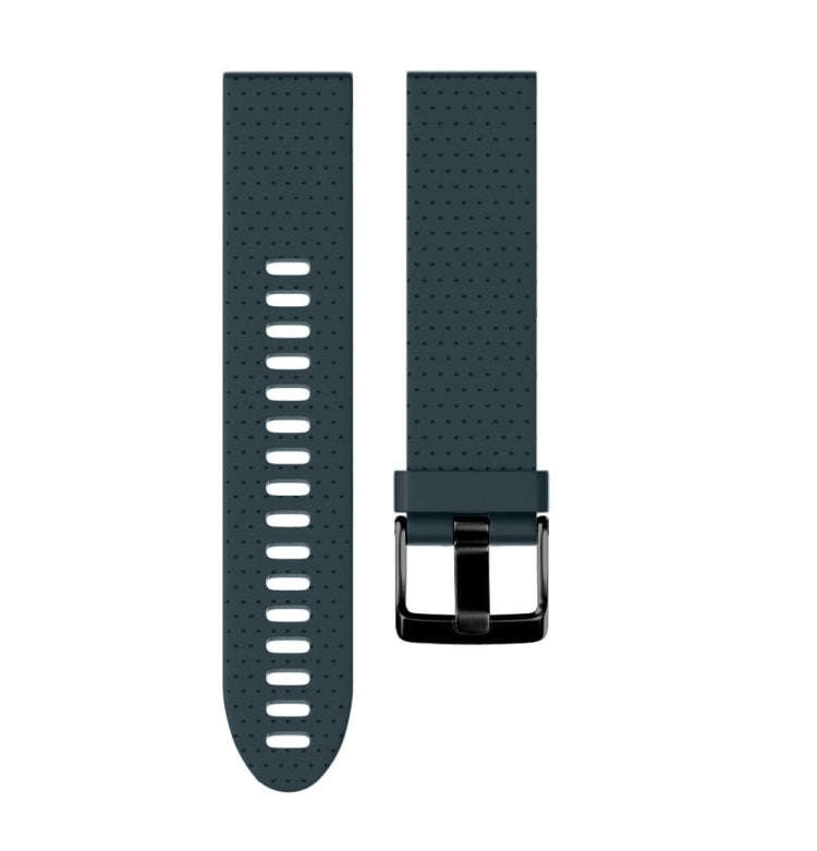 Quick Removable Silicone Watch Band for Fenix 5S 20mm(Navy Blue)