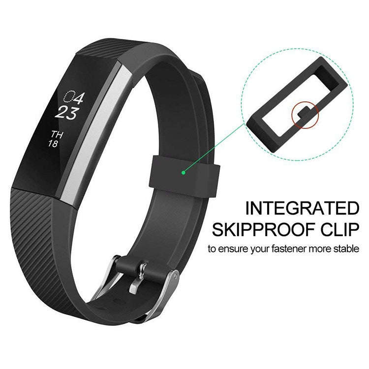 Children Silicone Twilled Watch Band for FITBIT ACE(Orange)