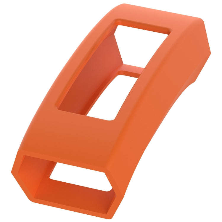 Intelligent Wearable Device, Solid Color Silicone Watch Protective Case for FITBIT Alta / HR(Orange)