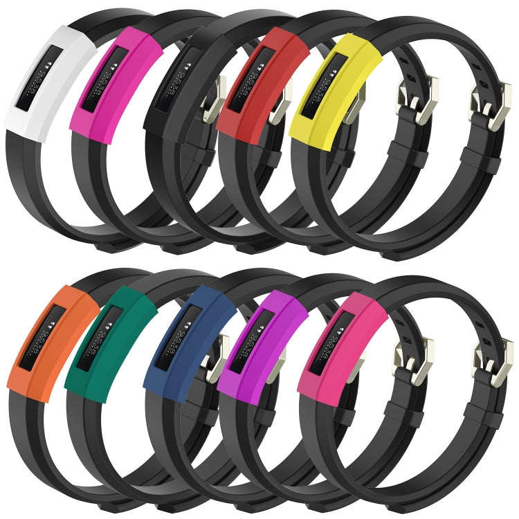 Intelligent Wearable Device, Solid Color Silicone Watch Protective Case for FITBIT Alta / HR(Purple)