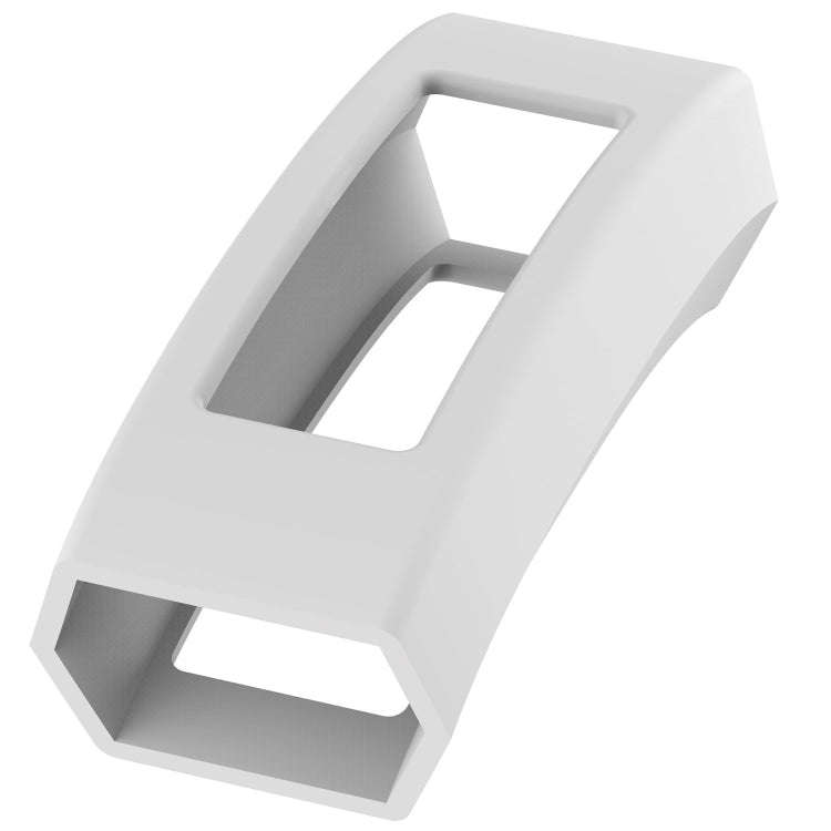 Intelligent Wearable Device, Solid Color Silicone Watch Protective Case for FITBIT Alta / HR(White)