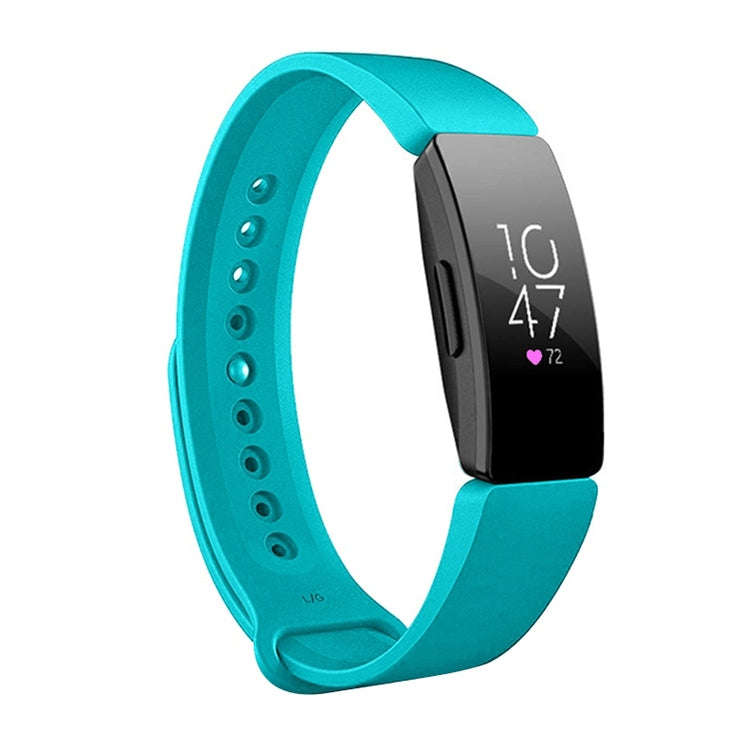Smart Watch Snap Fastener Watch Band for Fitbit Inspire HR(Green)