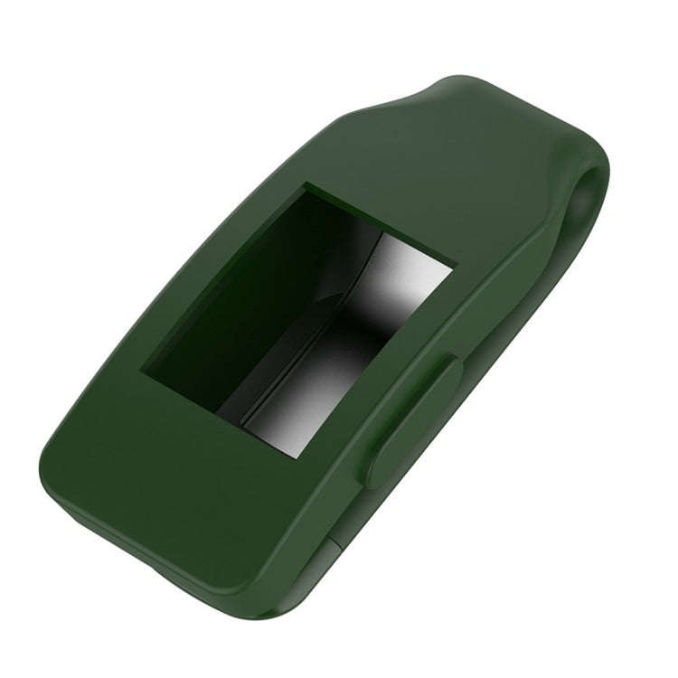 Smart Watch Silicone Clip Button Protective Case for Fitbit Inspire / Inspire HR / Ace 2(Army Green)